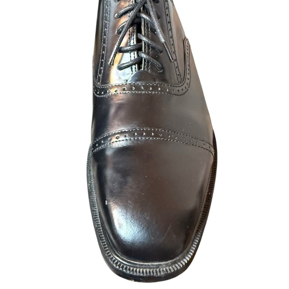 Rockport | Black Leather Cap-toe Oxford Shoes | Sz 9 - Picture 7 of 10